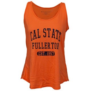 Cal State Fullerton Essential Racerback Tank - Orange